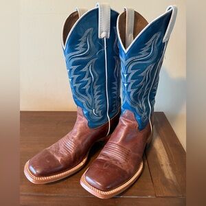 Cody James Brown and Blue Western Boots